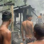 উল্লাপাড়ায় অগ্নিকান্ডে ১০ টি ঘর ভস্মিভুত 