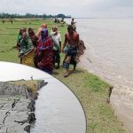 বগুড়ার যমুনায় তীব্র ভাঙনে দুশ্চিন্তায় দুই উপজেলার নদীপাড়ের মানুষ