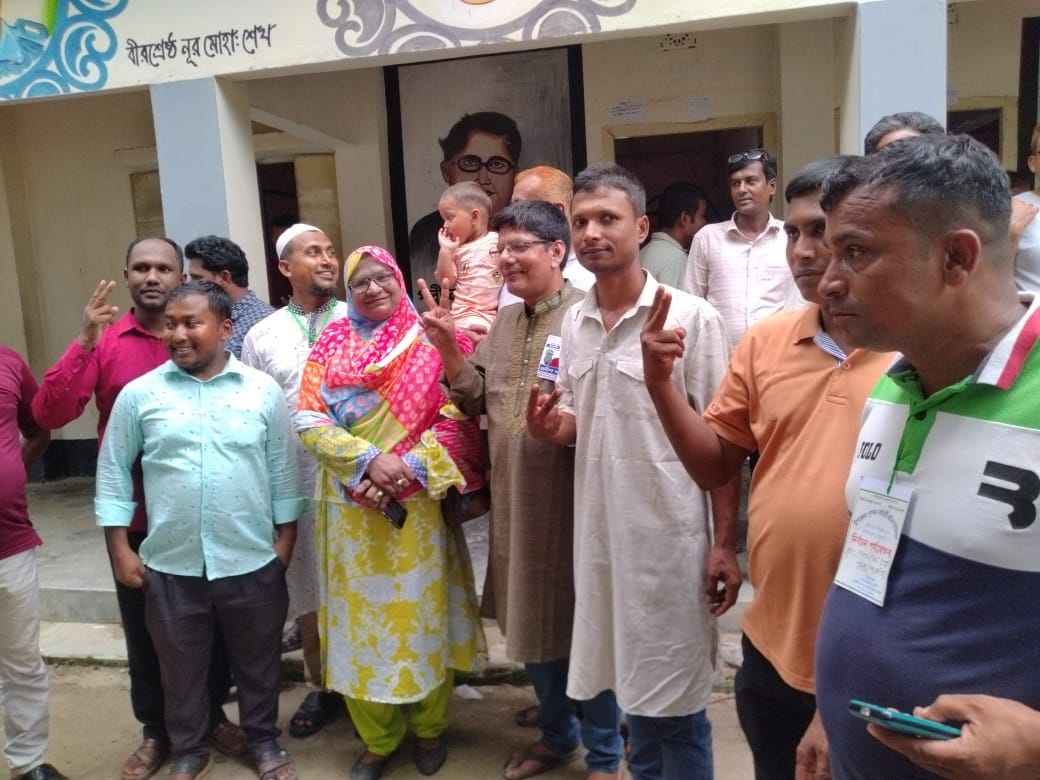 রাণীশংকৈলে দোকান কর্মচারী ত্রি-বার্ষিক নির্বাচন অনুষ্ঠিত হয়