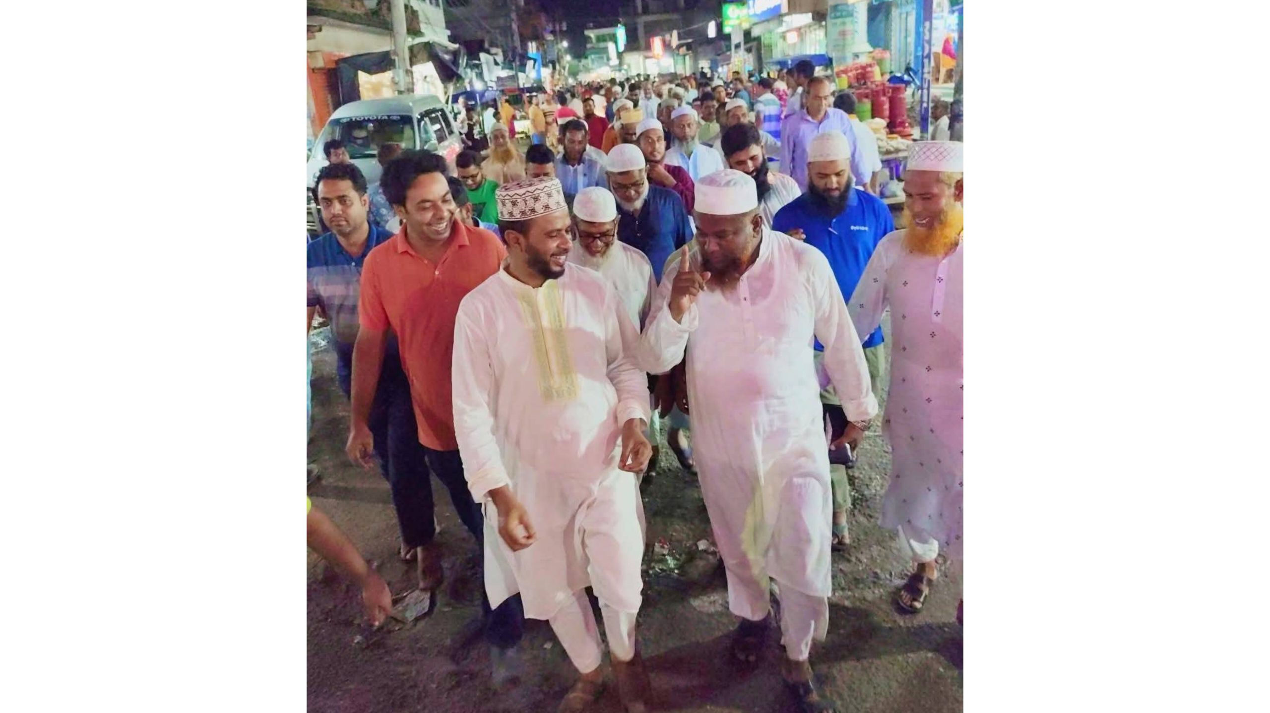 গুরুদাসপুরের চাচকৈর বাজারে গণসংযোগ করলেন জামায়াত মনোনীত এমপি পদপ্রার্থী মাওলানা আব্দুল হাকিম