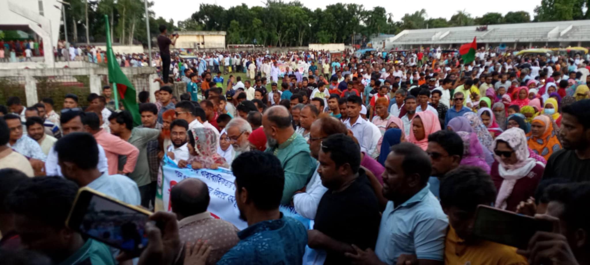 কিশোরগঞ্জে গণঅভ্যুত্থান দিবসে বিএনপির বিজয় মিছিল