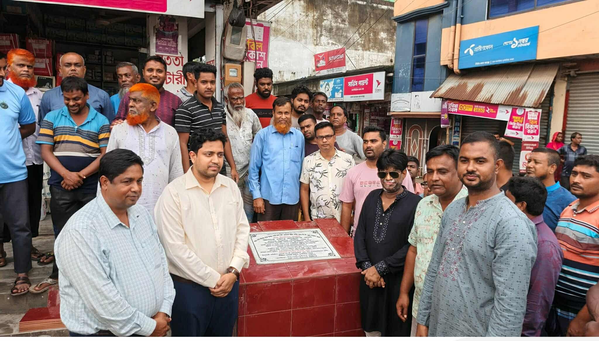 দুপচাঁচিয়া পৌরসভার আরসিসি রাস্তা ও আরসিসি ড্রেন নির্মাণ কাজের উদ্বোধন