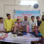 বগুড়ার শেরপুরে এনজিও সিডিএ’র উদ্যোগে সেলাই মেশিন বিতরণ