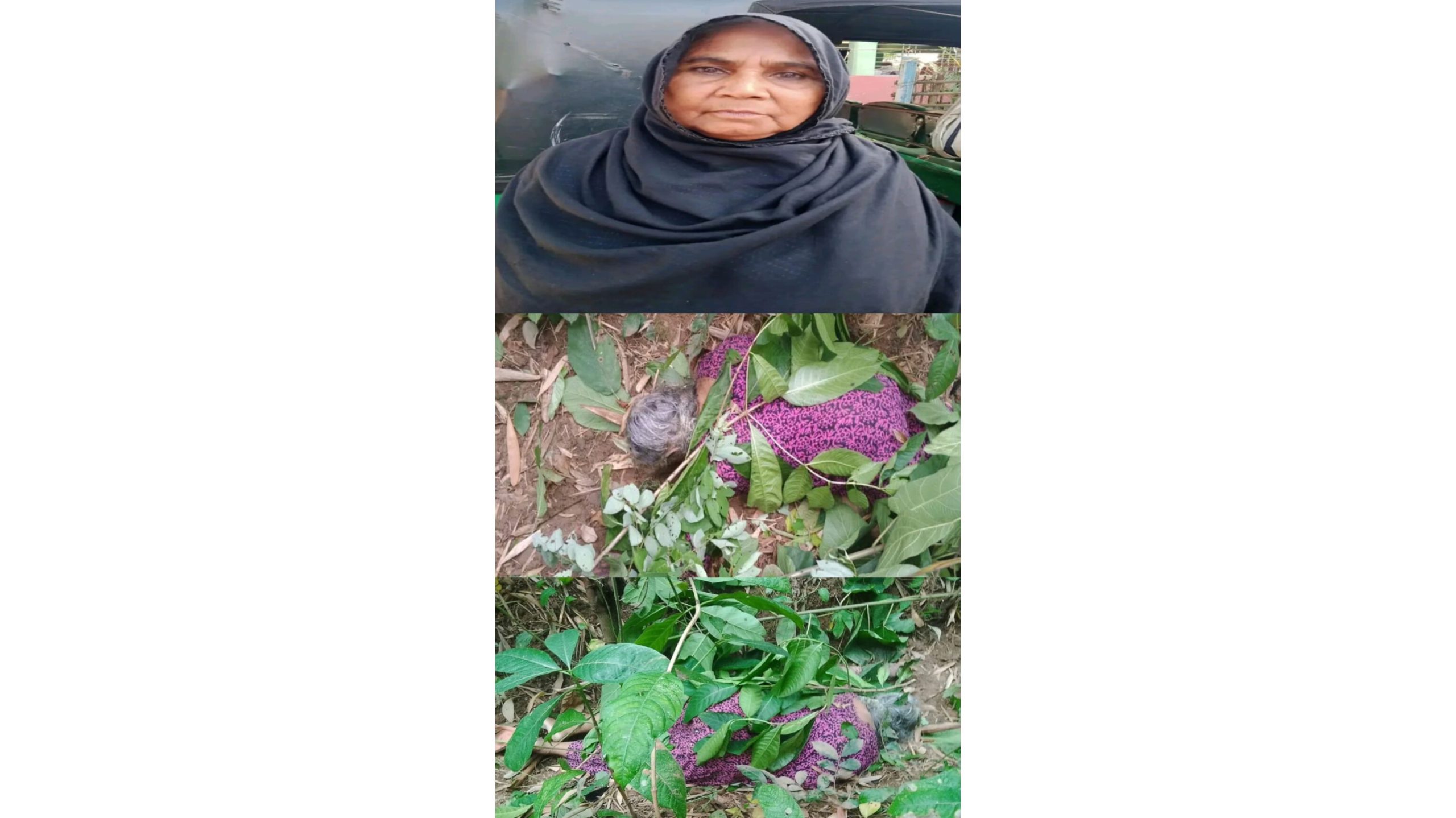 ধাপেরহাট ইউনিয়নে ঝোপের ভেতর থেকে মহিলার লাশ উদ্ধার