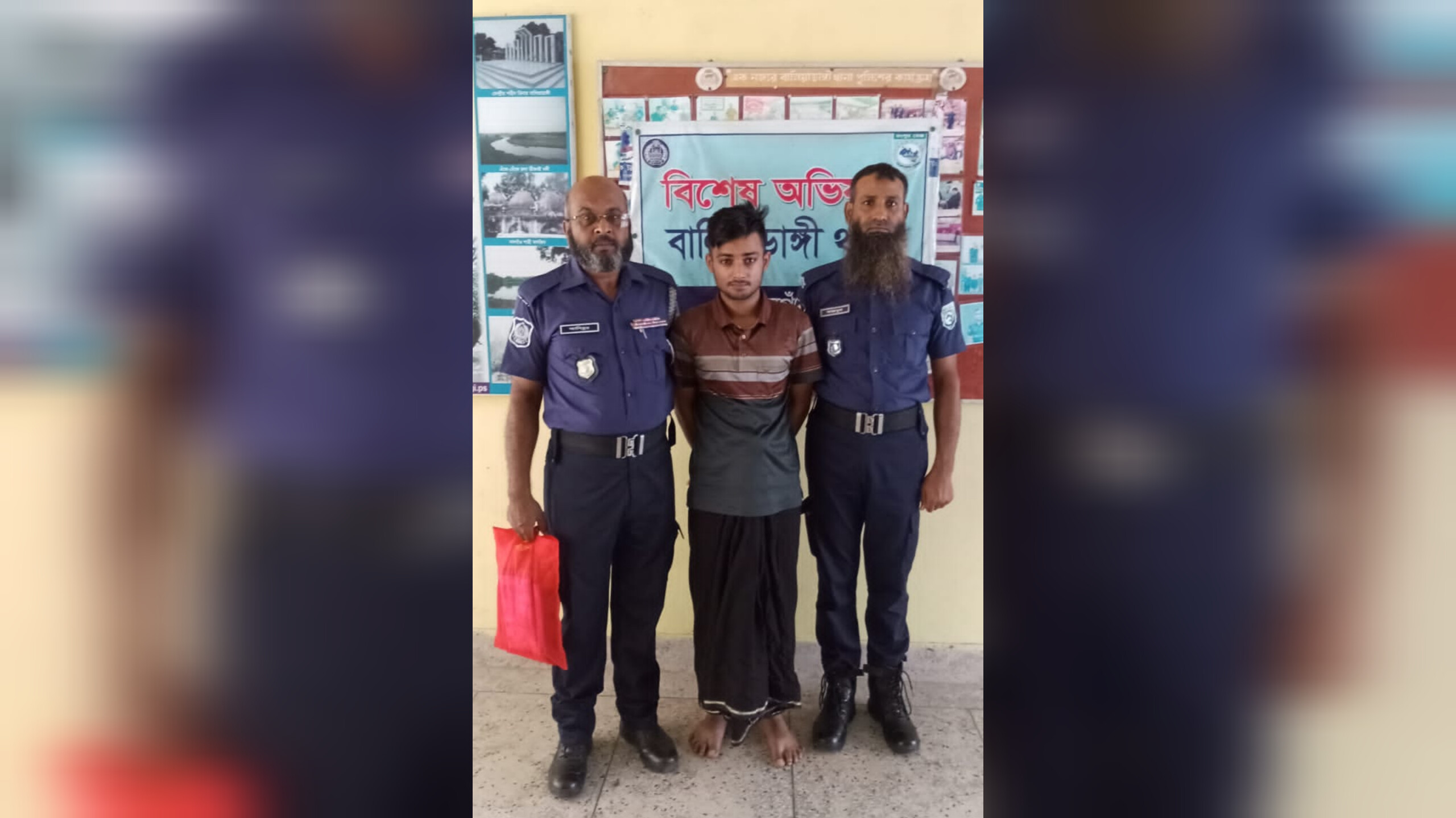 বালিয়াডাঙ্গীতে ইয়াবাসহ এক মাদক ব্যবসায়ী গ্রেফতার