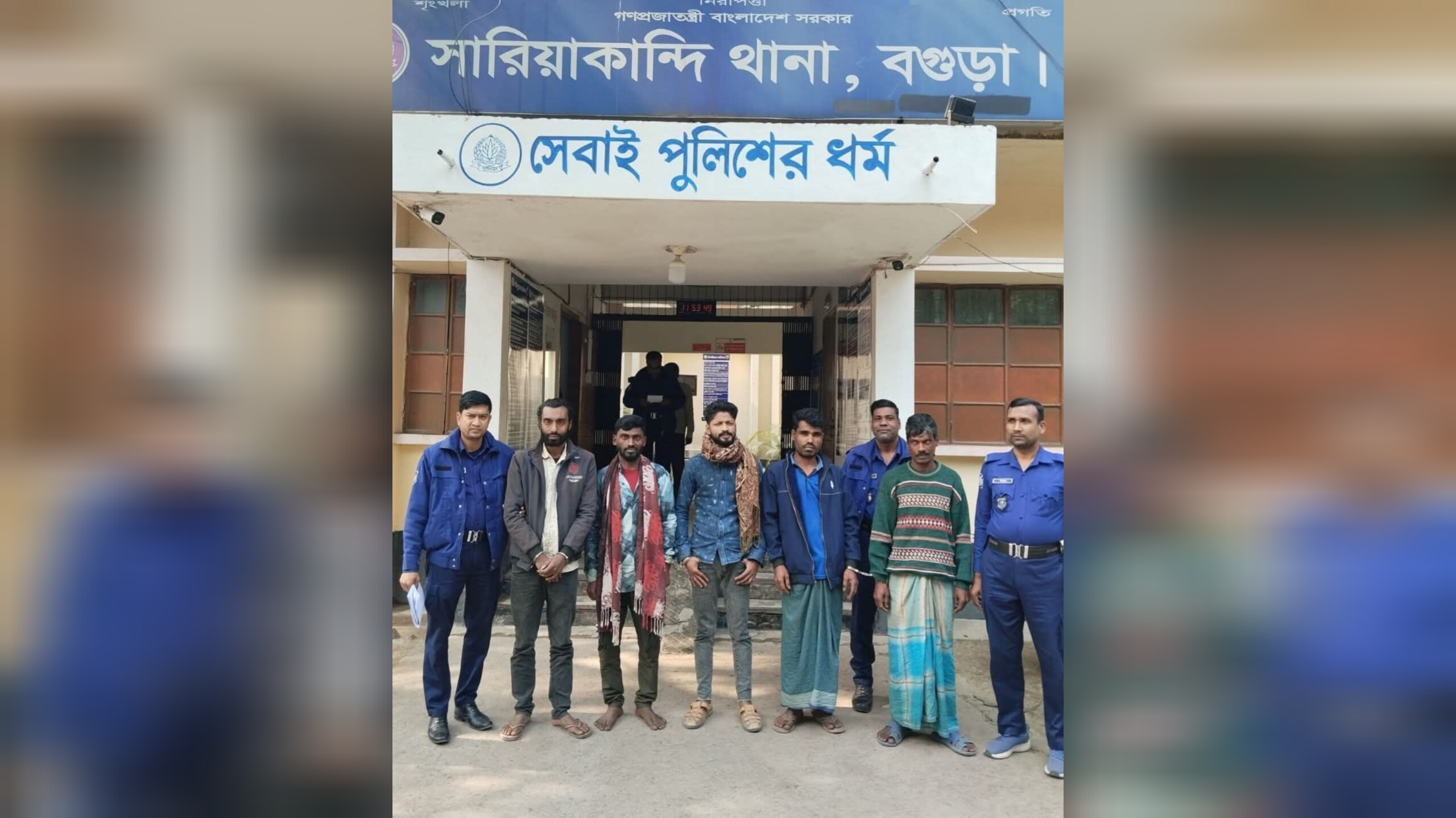 সারিয়াকান্দিতে ২৪ ঘণ্টার অভিযানে ৩৬ পিস ট্যাপেন্টাডল ও ৫০ গ্রাম গাঁজাসহ ৫ মাদক ব্যবসায়ী আটক