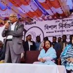 উল্লাপাড়ায় বিএনপি'র নির্বাচনী জনসভায় জনসমুদ্রে পরিণত