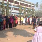 বগুড়া কলেজ ভোটকেন্দ্রে শান্তিপূর্ণ পরিবেশে ভোটগ্রহণ চলছে