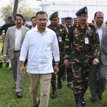 এক দশকের প্রথা ভেঙে তেজগাঁওয়ে প্রধানমন্ত্রী; শহীদ দিবসের ডাক টিকিট উন্মোচন