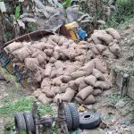 রাজবাড়ী কামালদিয়ায় আলুভর্তি ট্রাক উল্টে চালক নিহত