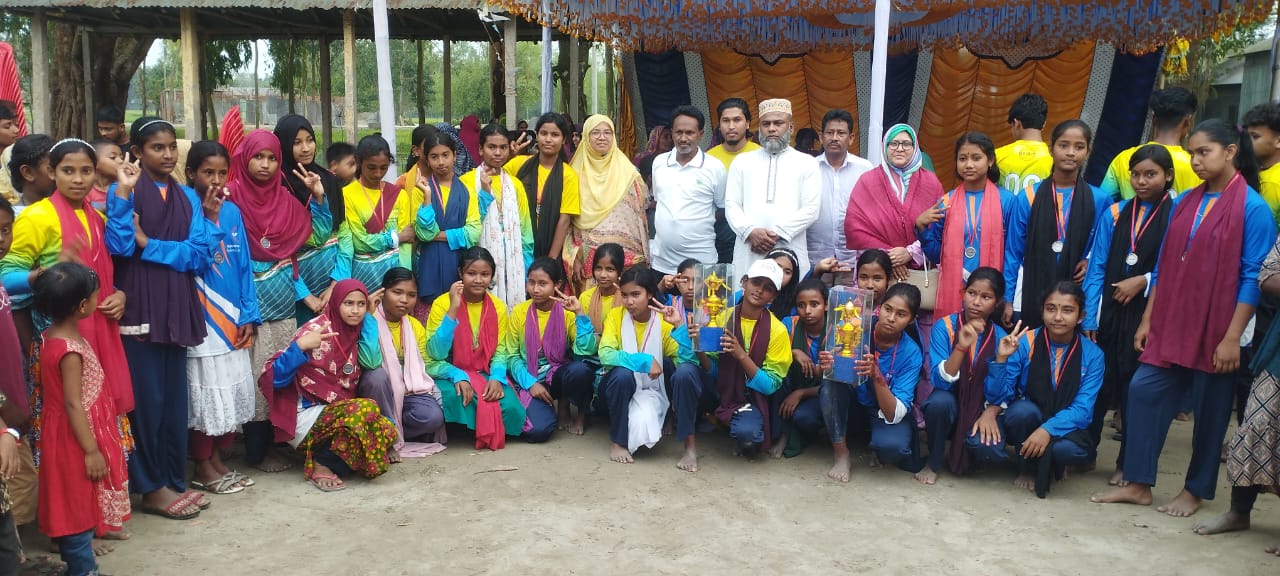কুড়িগ্রামে মেয়েদের প্রীতি হ্যান্ডবল ম্যাচ অনুষ্ঠিত