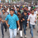 প্রধানমন্ত্রীর আগমন উপলক্ষে বগুড়া জেলা ছাত্রদলের সহ-সাধারণ সম্পাদক অমিত কুমার (পার্থ)-এর নেতৃত্বে একটি আনন্দ মিছিল অনুষ্ঠিত হয়।