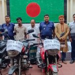 সুন্দরগঞ্জে ৩ মোটরসাইকেলসহ চোরচক্রের দুই সদস্য গ্রেপ্তার