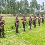 কুড়িগ্রাম সীমান্তে বিজিবির নিরাপত্তা জোরদার ও সতর্ক অবস্থান