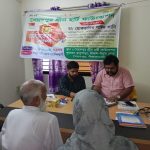 সৈয়দপুর গ্রীন হার্ট ফাউন্ডেশনের ফ্রি মেডিকেল ক্যাম্পে অসহায় রোগীর সেবা প্রদান।