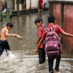 সামান্য বৃষ্টি হলেই বগুড়া সিটি কর্পোরেশনের রহমান নগর এলাকায় দেখা দেয় জলাবদ্ধতা