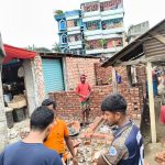 "শেরপুরের বারদুয়ারী হাটে পাকা ঘর নির্মাণ, দায় নিচ্ছে না কেউ"