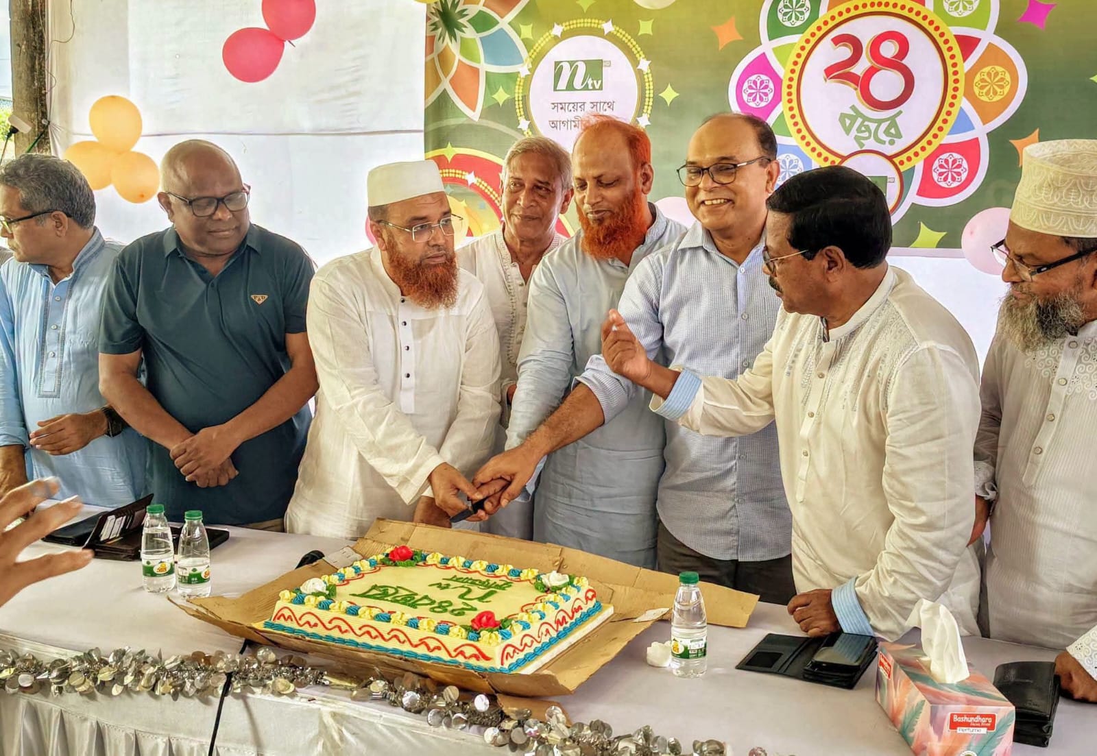 কুড়িগ্রামে নানা আয়োজনে এনটিভির ২৪-তম প্রতিষ্ঠাবার্ষিকী উদযাপন